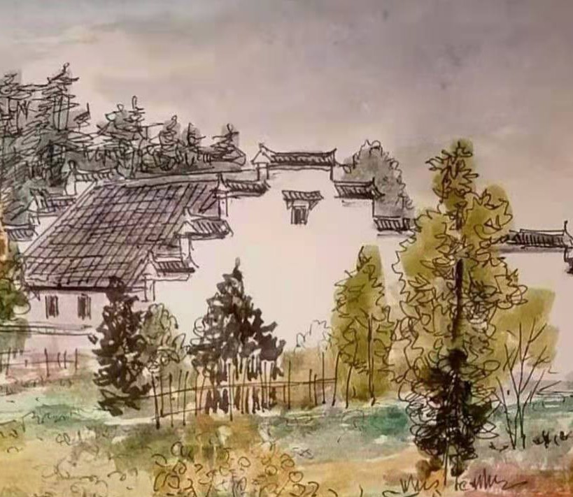 乡土画家朱志强作品拍卖